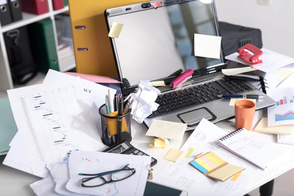 busy workplace too much work